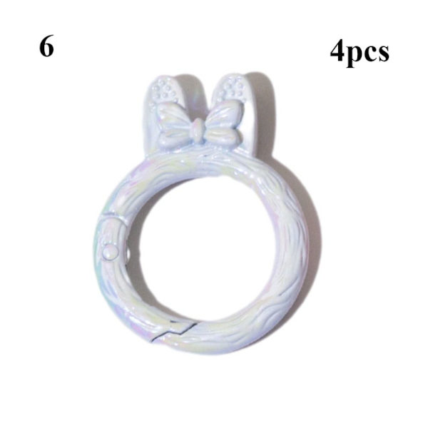 4 st fjäder O-ringsspännen Karbinhake 6 6 6