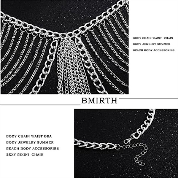 Kvast Body Chain BH Chain GULD Gold