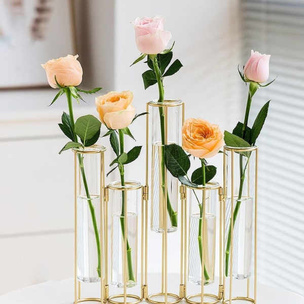 Hængslet blomstervase Glasvase C C C