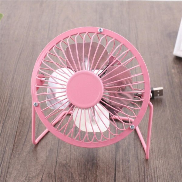Mini Fan Skrivebordsventilator PINK Pink