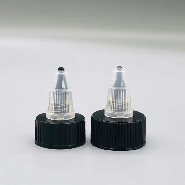 20 STK Black & Natural Twist Caps Utskifting av dispenserhetter