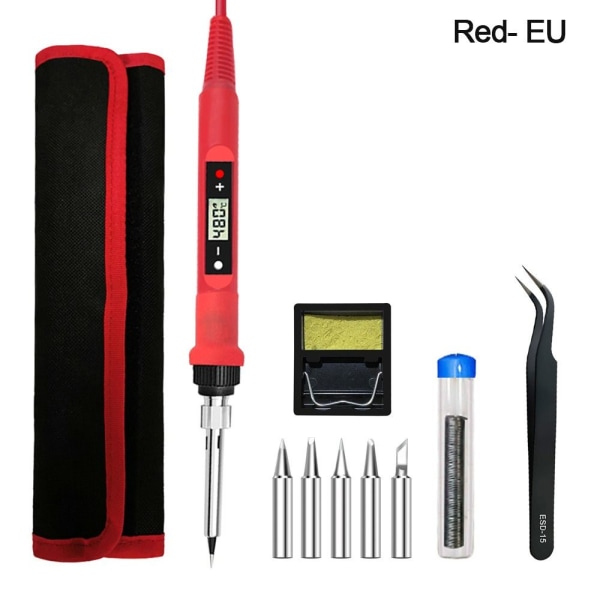 Digital Display Elektrisk loddebolt HVIT EU EU White EU-EU