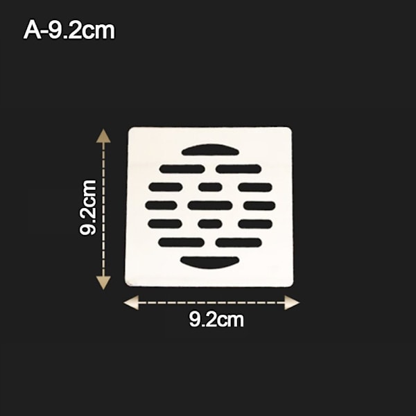 Gulvavløpsdeksel Vasksil A-9,2CM A-9.2cm