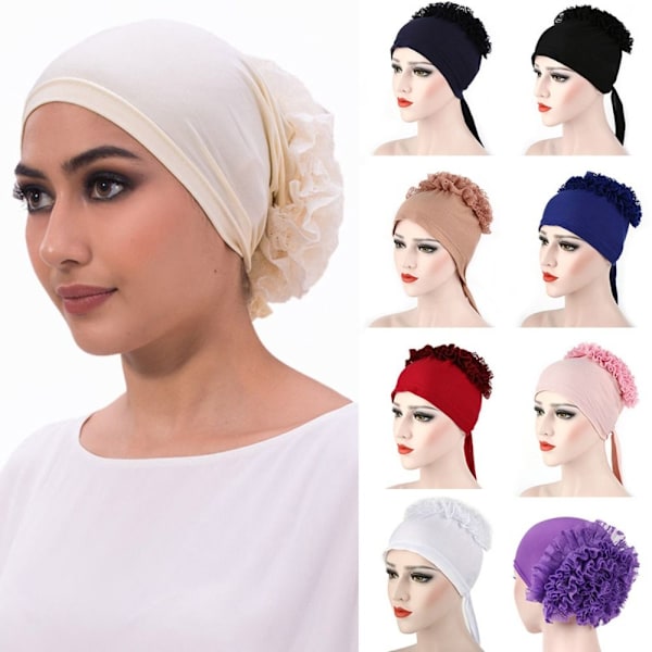 Hijab tørklæde Hijabs pandebånd 7 7 7