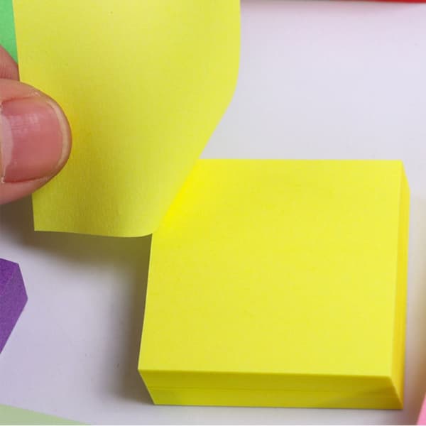 10 Böcker/ Set Sticky Notes Times Sticky LJUSGUL 7 7 Light Yellow 7-7