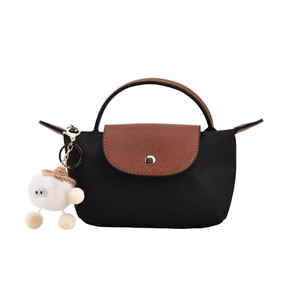 Fashion Bag Nylon Dumplings Bag Single Shoulder Crossbody Bags brown&black