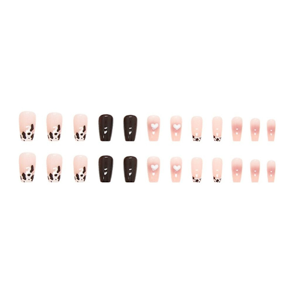 24 stk Fake Nails Short French Z563 Z563 Z563