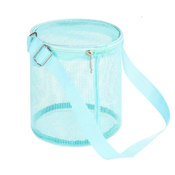 Mesh Beach Bag Leketøy Organizer Nett BLÅ blue