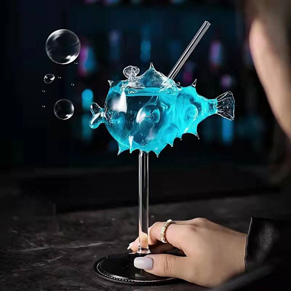 Tornfiskformet glasskopp 01 01 01