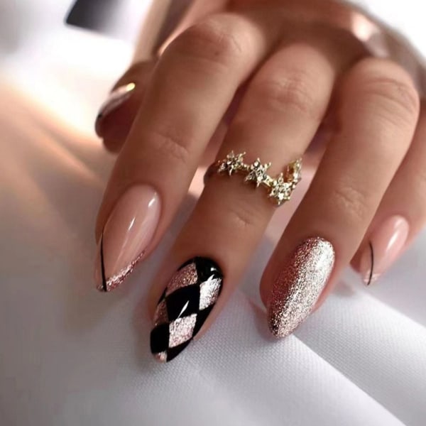 24stk False Nails Long Almond XR-01 XR-01 XR-01