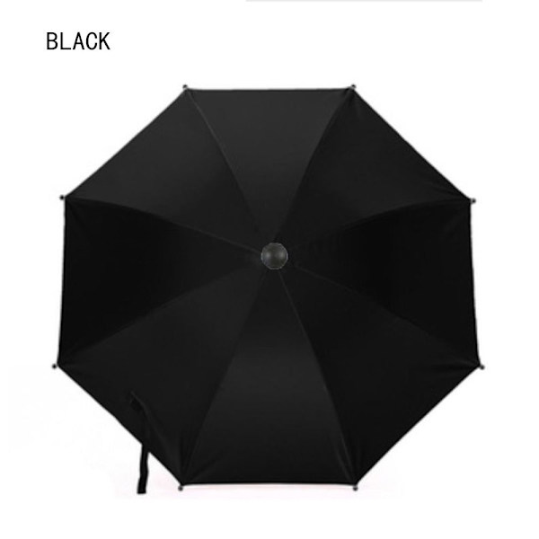 Sun Shade Barnevogn Parasol SORT Black