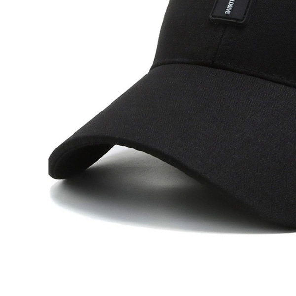 Qucik Dry Baseball Keps Golf Fiske Cap SVART black