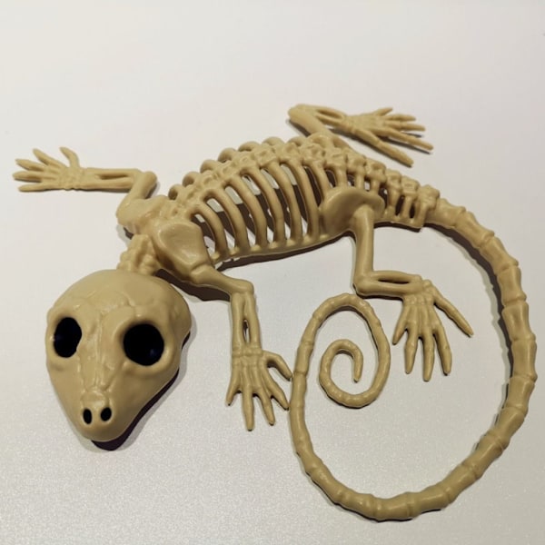 Halloween bevægeligt skelet Dyr falsk skelet GECKO GECKO gecko