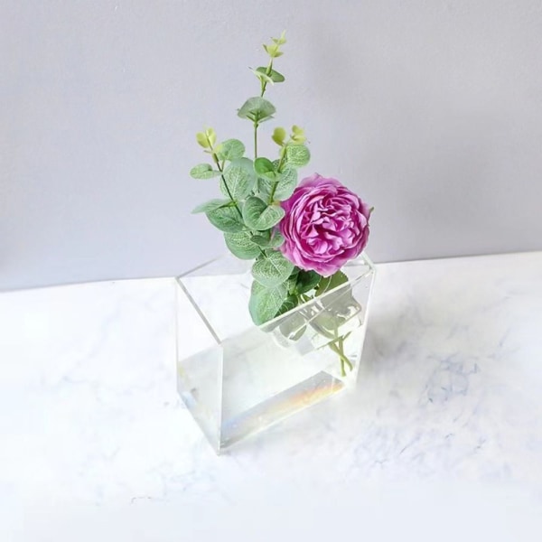 Akrylvas Hydroponisk blomkruka L L