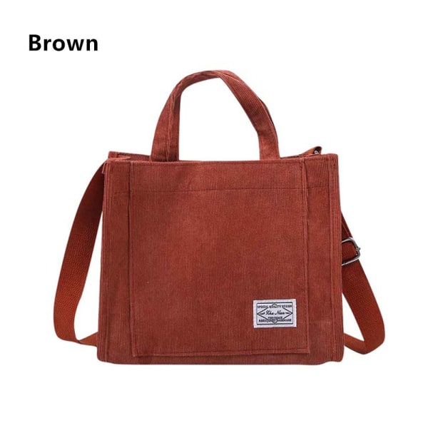 Dragkedja Axelväska Messenger Bags BRUN brown