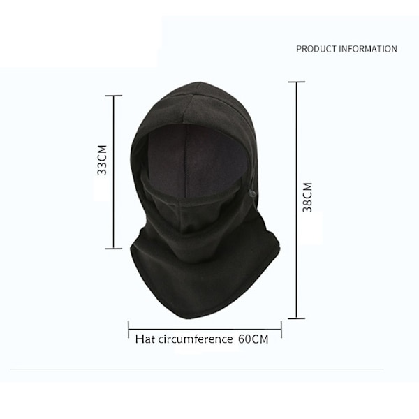 Balaclava Vinterlue KAFFE coffee