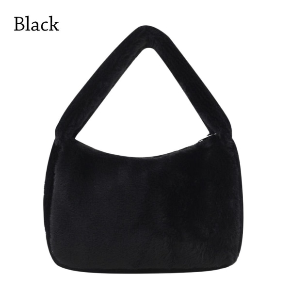 Olkavarsilaukku Fluffy Totes MUSTA black