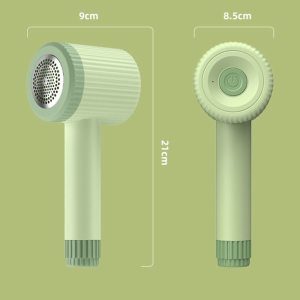 Elektrisk fnugfjerner Stofbarbermaskine GRØN Green