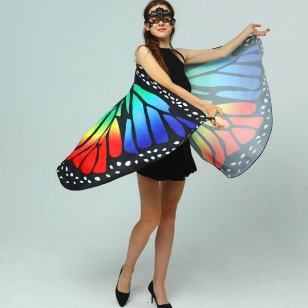 Butterfly Wings Sjal Butterfly Scarf B B B