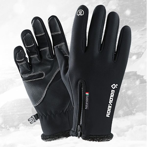 Vinter Taktiske Handsker Opvarmede Fleecing Handsker GRÅ XL GREY XL