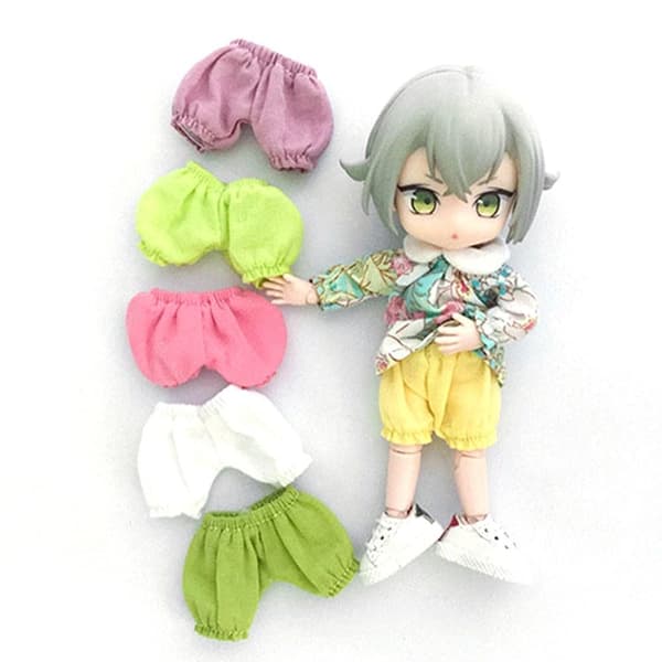 Mode Shorts Kläder Doll's Bomullsbyxor VIT White