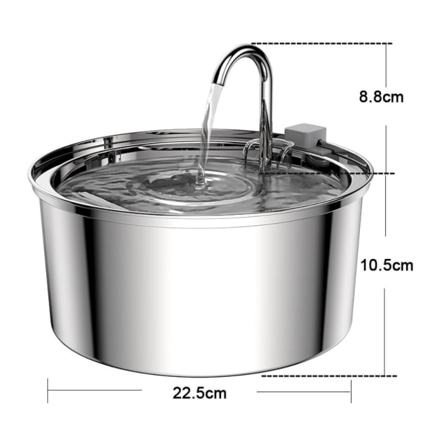 Cat Water Fountain Automatic Drinker EU PLUG EU PLUG EU Plug