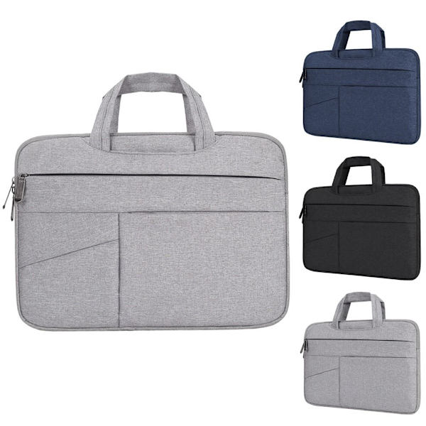 14 15 tommer Laptop Håndtaske Sleeve Case GRÅ 13,3 TOMM Grey 13.3 inch