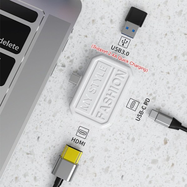 Type-C Dockstation USB 3.0 Hub 4K HDMI Expander