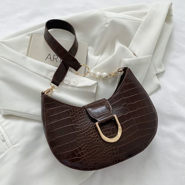 Axelväska Handväska KAFFE coffee