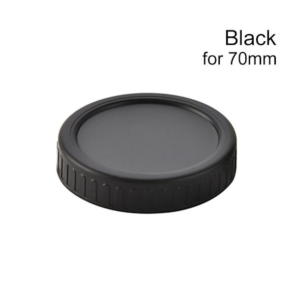 6 kpl Mason Jar Kansi 70mm 86mm MUSTA 70MM6KPL 6 KPL black for 70mm6pcs-6pcs