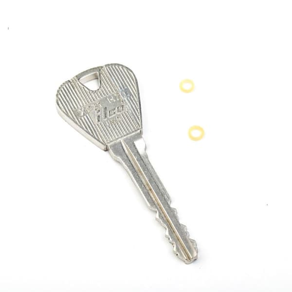 2 st Folding Key Thru Bottle Flaskring Magic tricks rekvisita Silver