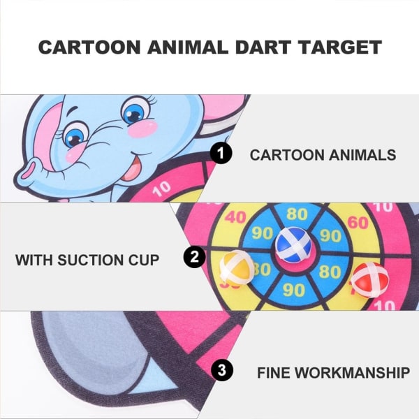 Animal Dart Board Aritmetisk leksak PANDA PANDA panda