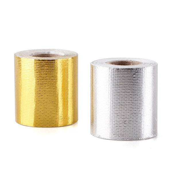 Varmeisolerende tape eksosrør SØLV silver