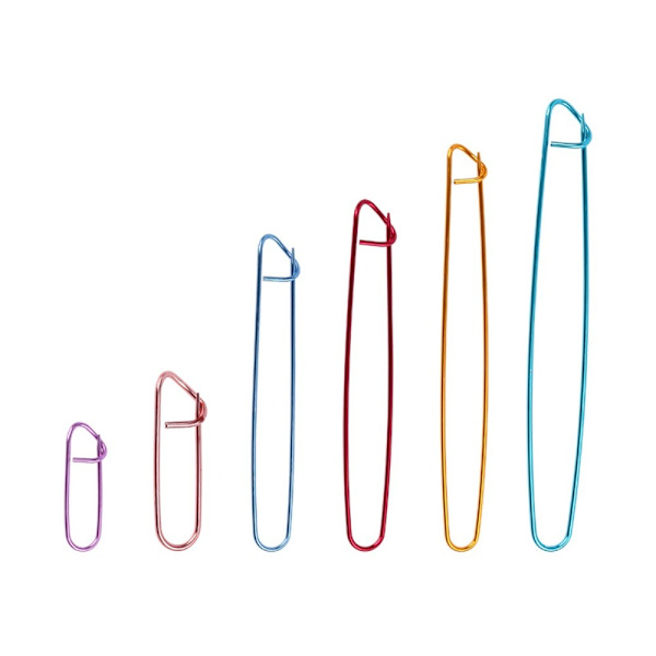 12 st stygnhållare Set Mark Large Pin Garn Markers