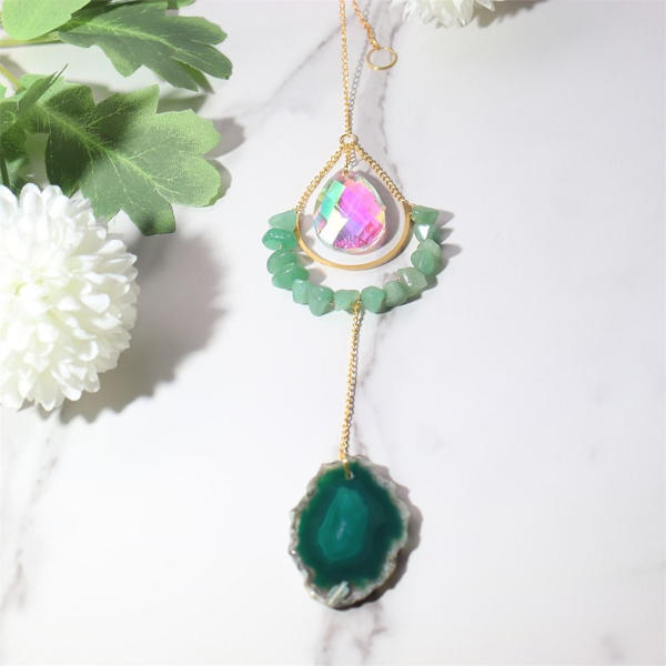 Sun Catchers Natural Moon Akaatti PINK pink