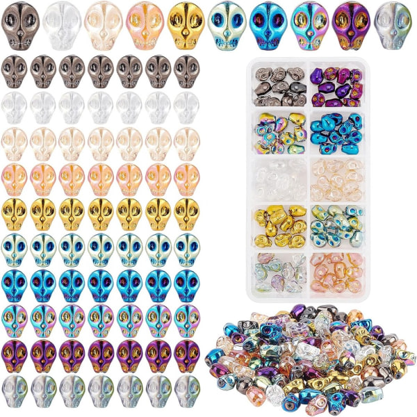 Skull Beads Skeleton Glas Beads Skull Head Bead Spacers