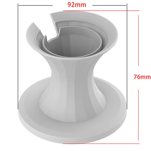 Audio Desktop Stand Audio Speaker Holder HVID White