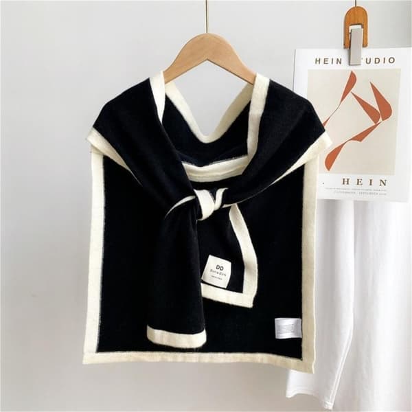 Sjal Shoulder Wrap Scarf VIT White