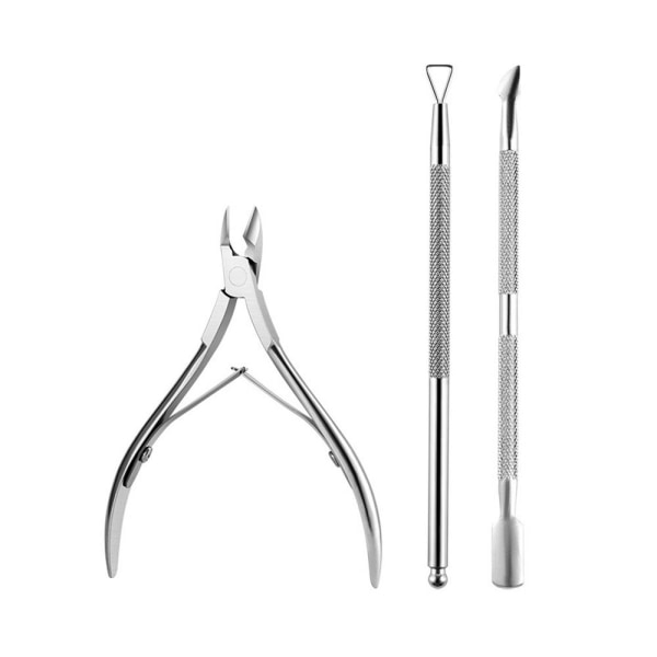 Cuticle Pusher Dead Skin Push Remover 3 kpl 3 kpl 3pcs