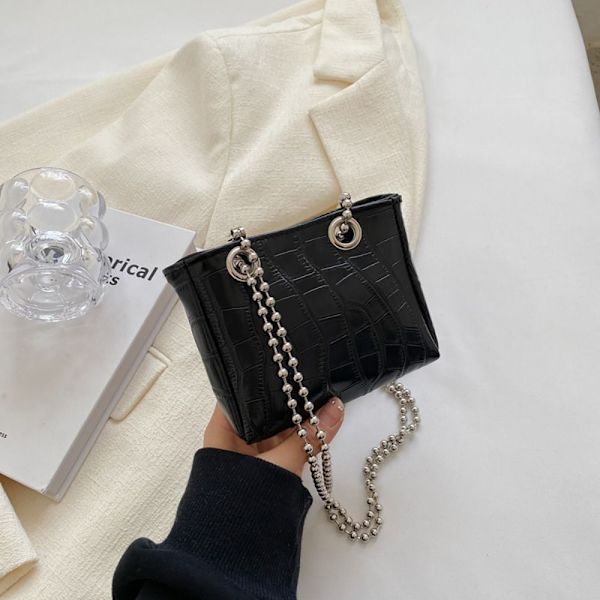 Bucket Bag Skuldertaske SORT black