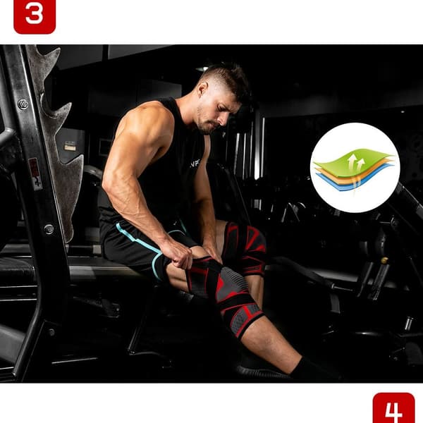 Knebeskyttelse Kneepad RØD L red L
