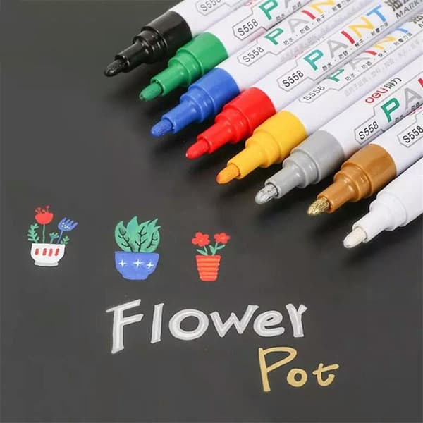 3PCS Permanent Paint Marker Graffti Oily Marker Paint Marker Pen