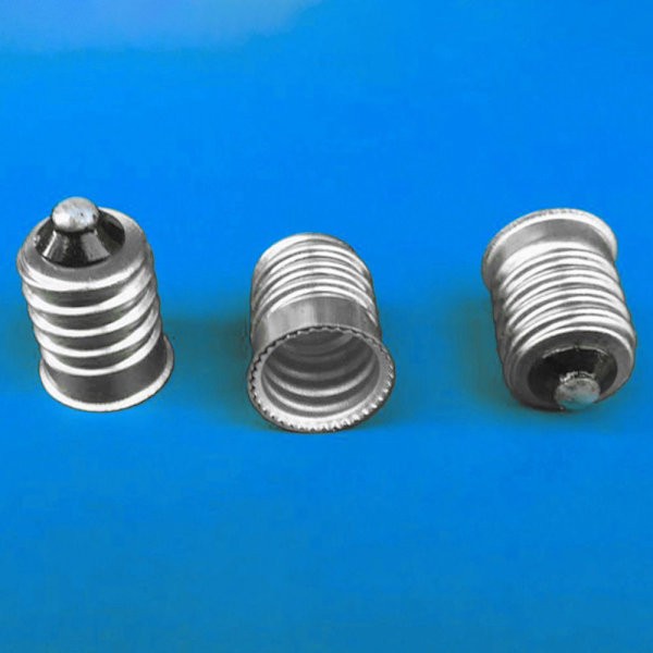 10ST E14 till E12 Ljussockel Lamphållare SILVER silver