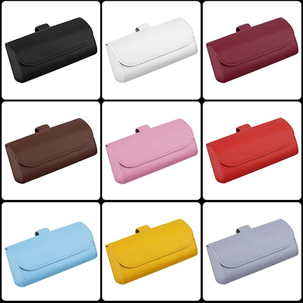 Auton aurinkolasien case Clip Auton aurinkolasien pidike PUNAINEN Red
