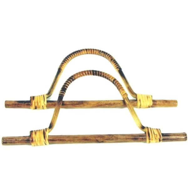 Handtag för bambupåse Handtag för tekanna av bambu och trä