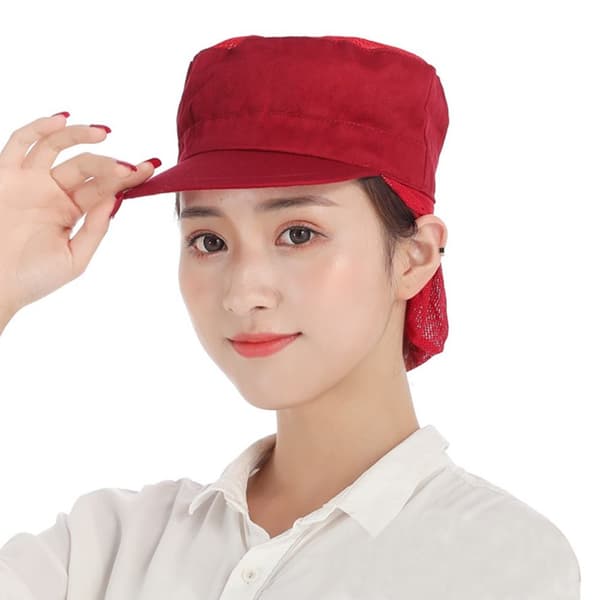 Work Hat Chef Cap WINE RED STIL 2 STIL 2 Wine red Style 2-Style 2