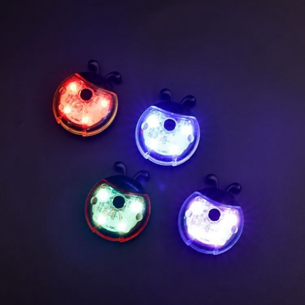 Cykelnyckelpiga Lampa Hjulljus RÖDA Red