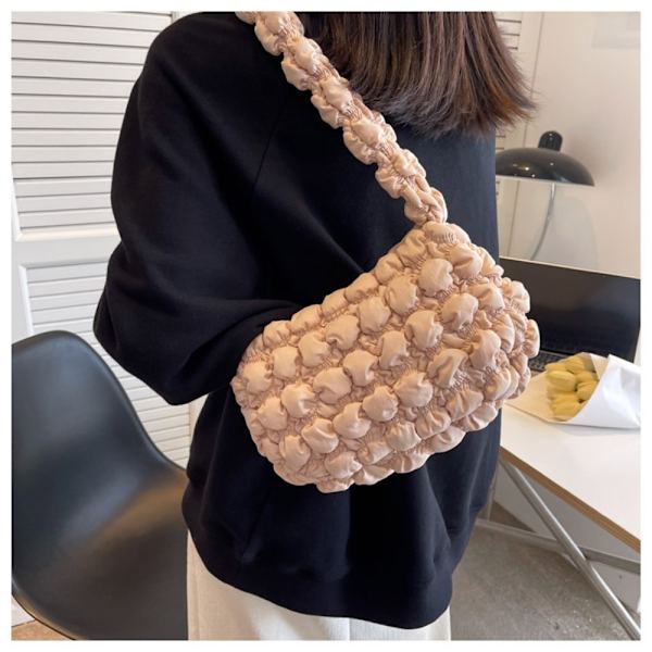 Fold Cloud Underarm Bag Skuldertasker KHAKI khaki