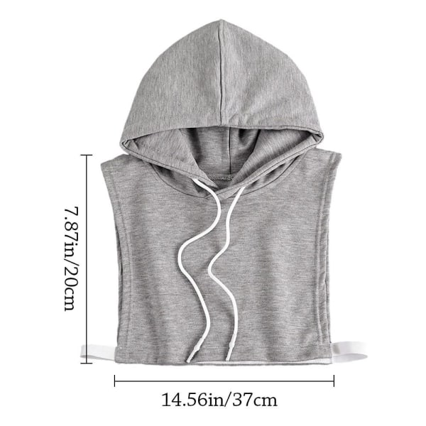 Hoodies Fake Collar Lapel 6 6 6