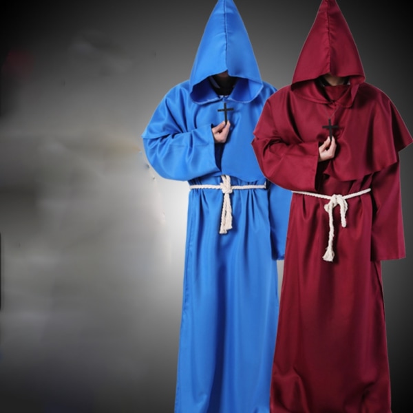 Monk Robes Halloween-kostymer GRØNN L green L